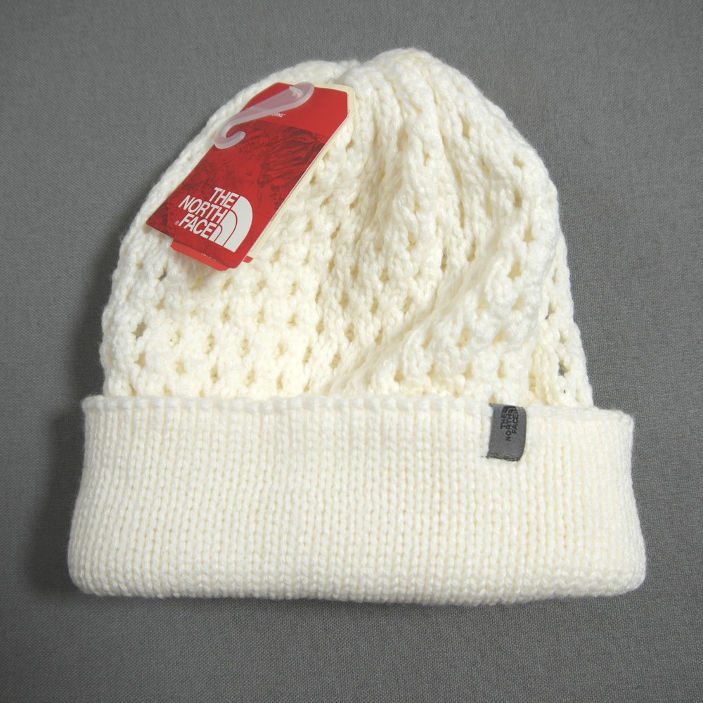 The North Face Shinsky Reversible Knit Slouchy Women Beanie OS Snow Ski Cabin